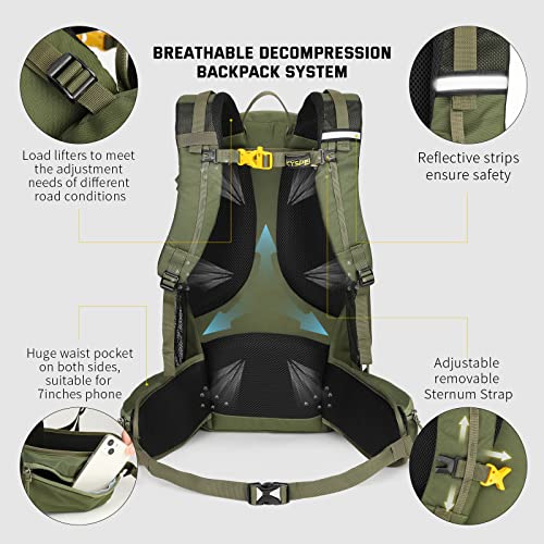 Skysper Hiking Backpack 40L Waterproof Camping Backpack Lightweight Hiking Daypack, Travel Back Pack For Men Women #TOP2