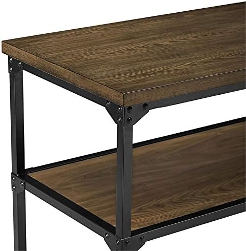 Dorel Living Cassy Multifunction Island, Rustic Antique Oak/Black
