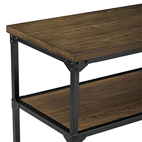 Dorel Living Cassy Multifunction Island, Rustic Antique Oak/Black #TOP4