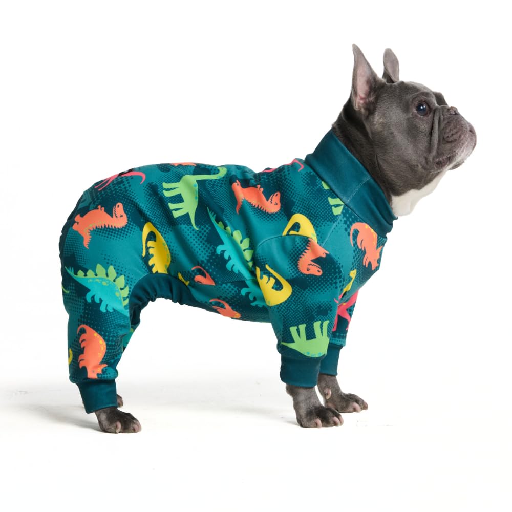 Spark Paws Dog Pajamas - Stretch Onesie Recovery Full Leg Surgery Suit PJS