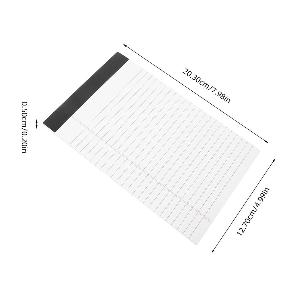 Blocchi Note Legali A5 Carta Stampata a Righe, Quaderni per Appunti da Ufficio e Scuola, Blocchi Tearable Multifunzione 8 Libri da 50 Fogli per Back To School Party