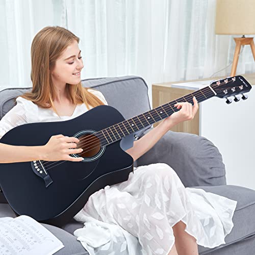Lankro Guitare acoustique de 38″ pour débutant,En tilleul,Avec étui de rangement,Pour guitare folk,Avec cordes, cordes, pics et capo,Chiffon de nettoyage - Les Beatles, Paul McCartney, John Lennon, RIngo Starr, George Harrison Lankro Guitare acoustique de 38" pour débutant,En tilleul,Avec étui de rangement,Pour guitare folk,Avec cordes, cordes, pics et capo,Chiffon de nettoyage – Image 7