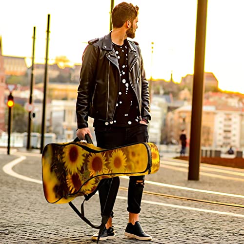 Housse imperméable pour guitare acoustique avec double bandoulière et poche Motif chats violets et cœurs, Multicolore 02… - Les Beatles, Paul McCartney, John Lennon, RIngo Starr, George Harrison Housse imperméable pour guitare acoustique avec double bandoulière et poche Motif chats violets et cœurs, Multicolore 02… – Image 7