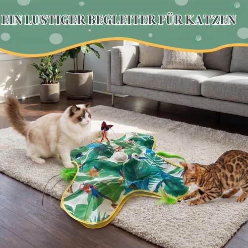 Katzenspielzeug, 2026 Neu Katzenspielzeug Selbstbeschäftigung, Interaktives Katzenspielzeug Elektrisch, Intelligenzspielzeug für Katzen, Wohnungskatzen – Bild 3