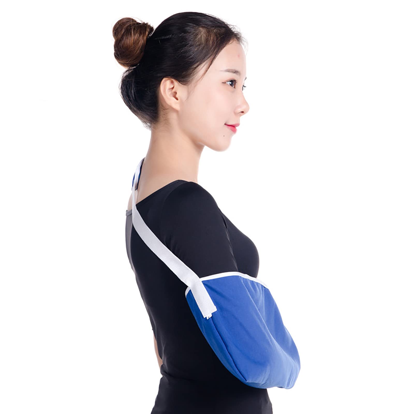 Cabestrillo para el Brazo para Lesiones en el Hombro: Manguito rotador desgarrado, cirugía de muñeca y Codo con Correas de Soporte de Brazo Acolchadas Ajustables,Blue