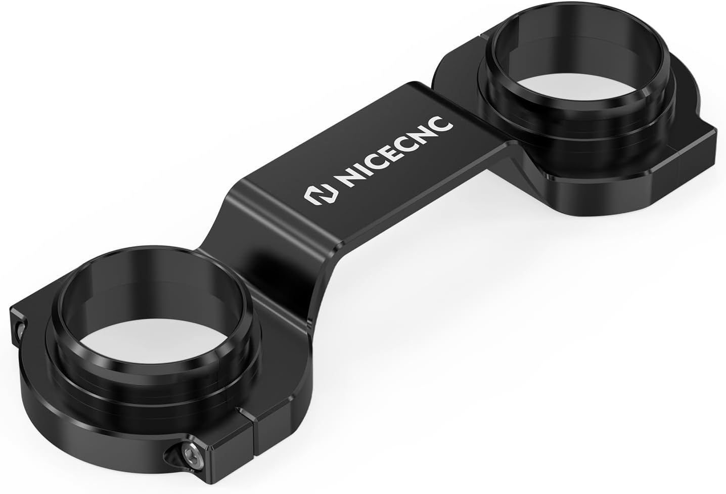 NICECNC Fork Stabilizer Fork Brace Aluminum CNC Black Compatible with Suzuki DR650S 1996-2024, Suzuki DR650SE 1996-2024