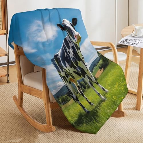 Couverture vache super confortable en polaire douce haut de gamme - 8