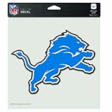 NFL Detroit Lions 8-by-8 Inch Diecut Colored Decal