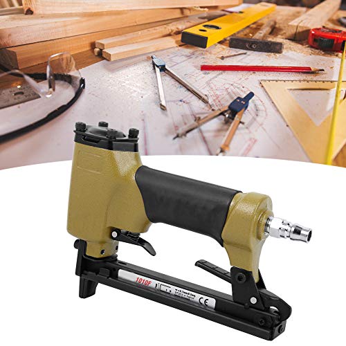 Pistolet Pneumatique Mini-coussin à Air Cloueur pour les Raccords Intérieurs de Travail du Bois - Corps en Aluminium Léger - pour la Production de Meubles et de Production en Bois D'alliage en