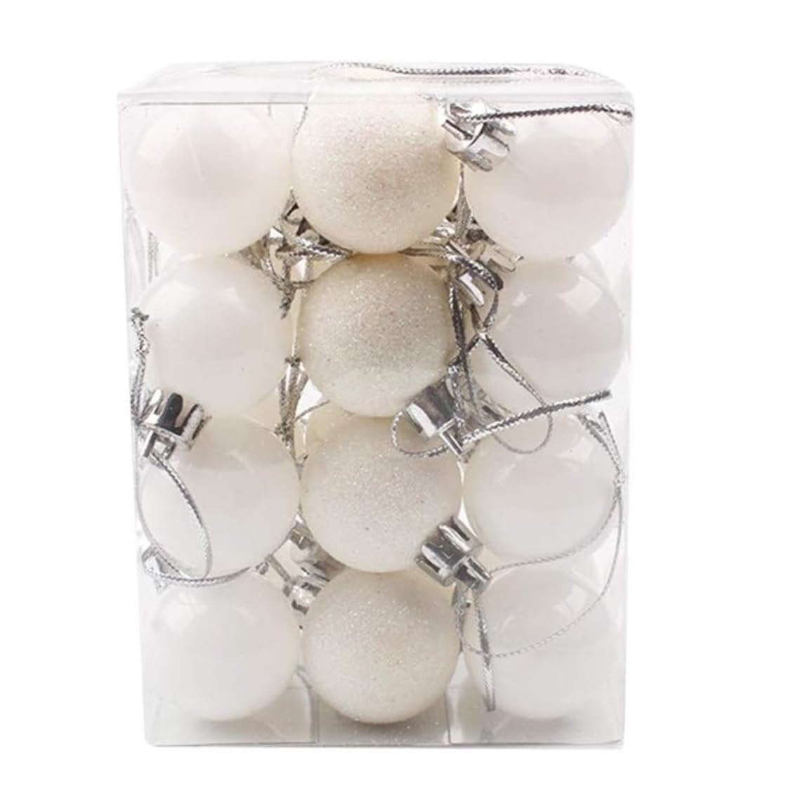 Set de Bolas de Navidad Bolas de Navidad 24 Uds Bolas De Navidad Decoraciones Navideñas De Plástico Adornos Para Interiores Y Exteriores Para Colgar Árboles Fiestas Navideñas Bolas para Arbol de Navid