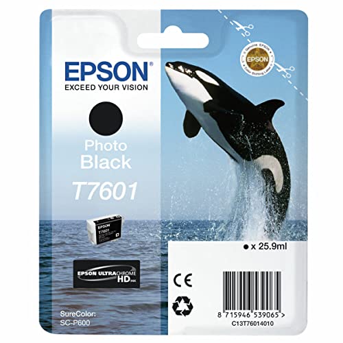 Epson T7601 Noir Photo cartouche d'encre pour éliminer le bronzing en impression