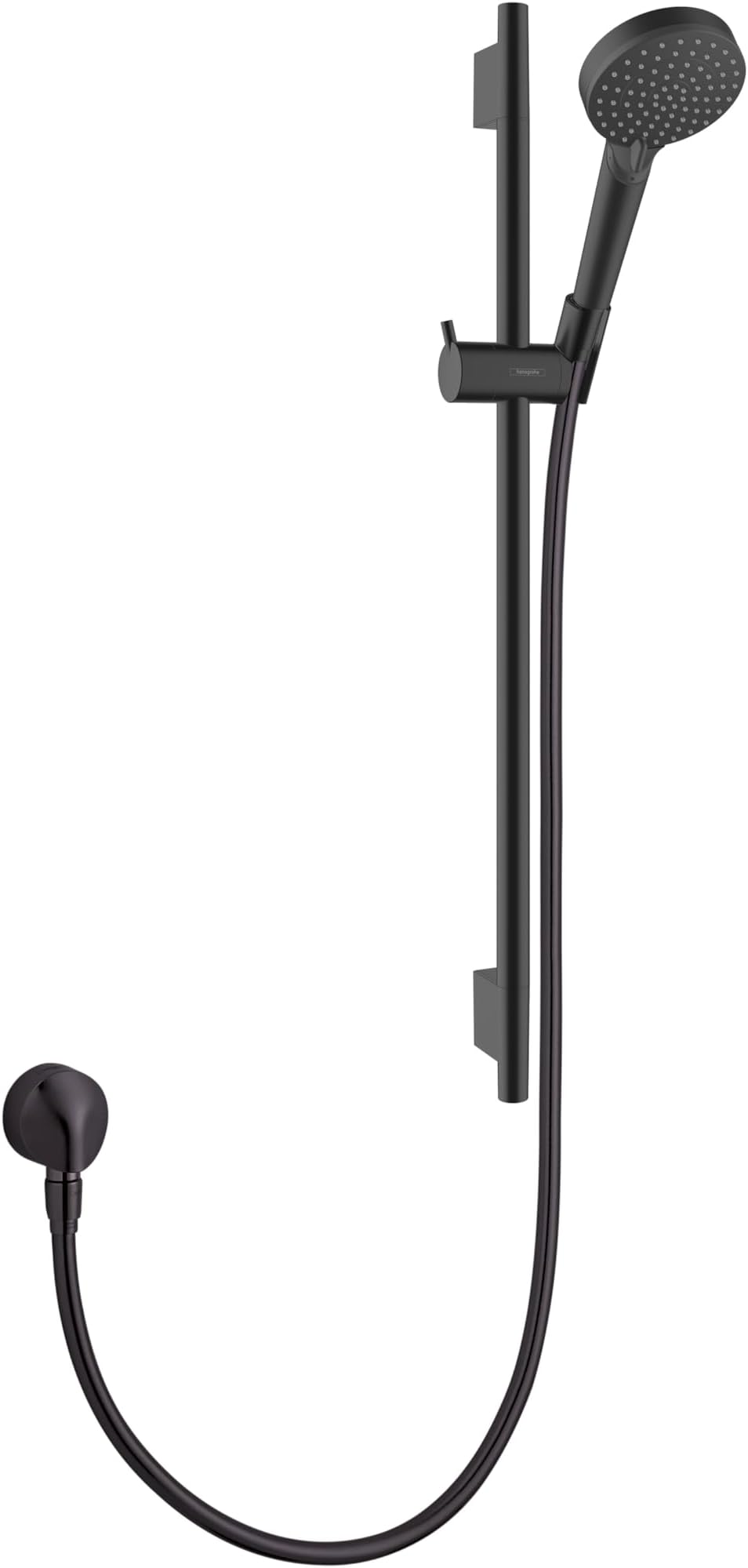 Vernis Blend 11-inch 3-Spray Handshower with Slide Bar and Hose, Rain, IntenseRain, Handheld Shower Head System in Matte Black, 04970670