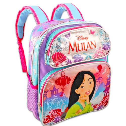 Sac à dos Mulan Disney avec boîte à déjeuner et gourde pour l'école - 3
