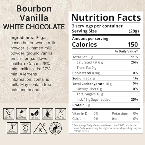 MilkBoy Swiss Chocolates White Chocolate Bars, Vanilla - 3 oz | Premium gourmet treat made with natural bourbon vanilla. Gluten free. Non-GMO. Kosher. Crafted in Switzerland. - image 2