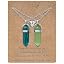 MJartoria BFF Necklace & Bracelet Set - 2-Piece Crystal Friendship Jewelry - View #4