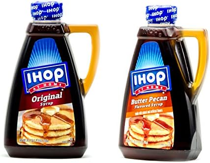 Ihop At Home Variety Pack with Original and Butter Pecan Syrup 24oz Bottles