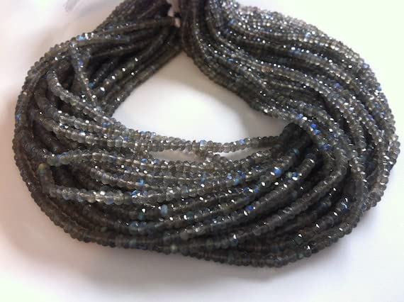 Rondelles en labradorite naturelle authentique pour infuser la magie dans vos bijoux