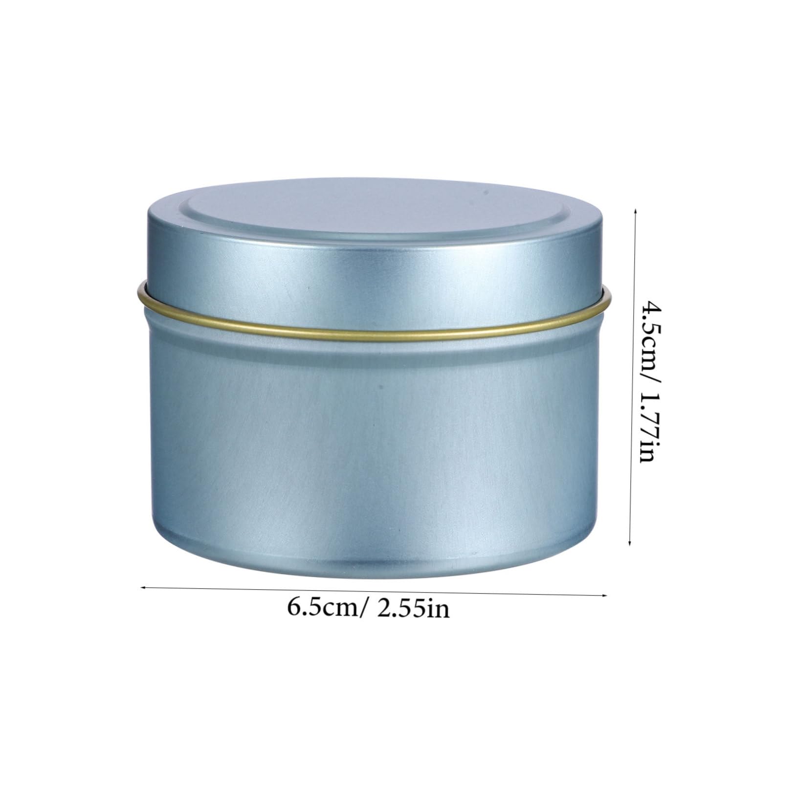 ERINGOGO 24Pcs Candle Tins with Lids Aromatherapy Scented Candle Containers for Tealight Candle Making Durable Metal Storage Jars for Home Decor and Unique