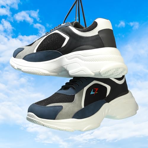 Image of Cruiser Mens Sneakers | Casual Shoes | Experience Comfort & Style with Soft Cushioned Insole | Street Style with Premium Lace-Up Kicks| Trendy Lace-Up Sneakers for the Modern Look (2552)