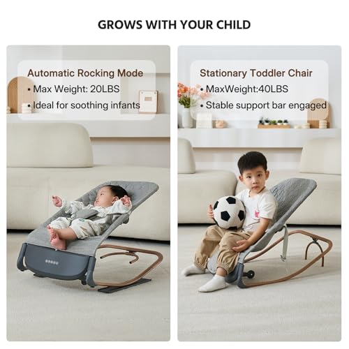 Baby Rocker and Swing with Bluetooth