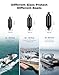 KEMIMOTO Boat Fenders Boat Bumpers for 15-35ft Boat, 4 Pack Inflatable Boat Fenders Bumpers with 4 Ropes, Boat Bumpers for Docking, Black