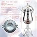 280ml Chinese Popcorn Machine, Hand Chinese Popcorn Maker, Chinese Popcorn Cannon with Safety Valve, Mini Popcorn Machine, Stainless Steel Popcorn Popper for Family Gathering Party Fun