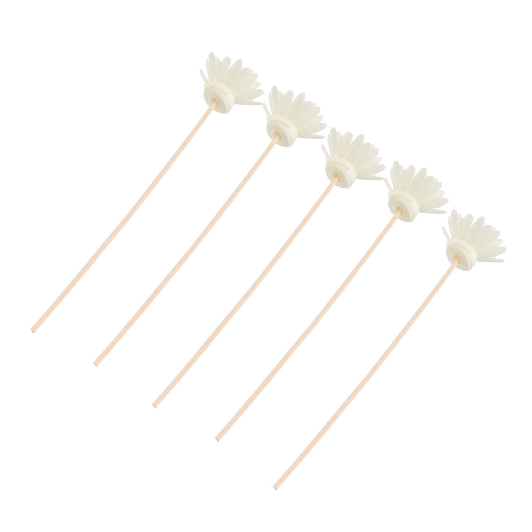 Luxshiny 5set Rattan Diffuser Sticks Chrysanthemum Fragrance Natural Replacement for Home Diffuser Lightweight Sticks for Air Freshening Living Room Kitchen and Bathroom