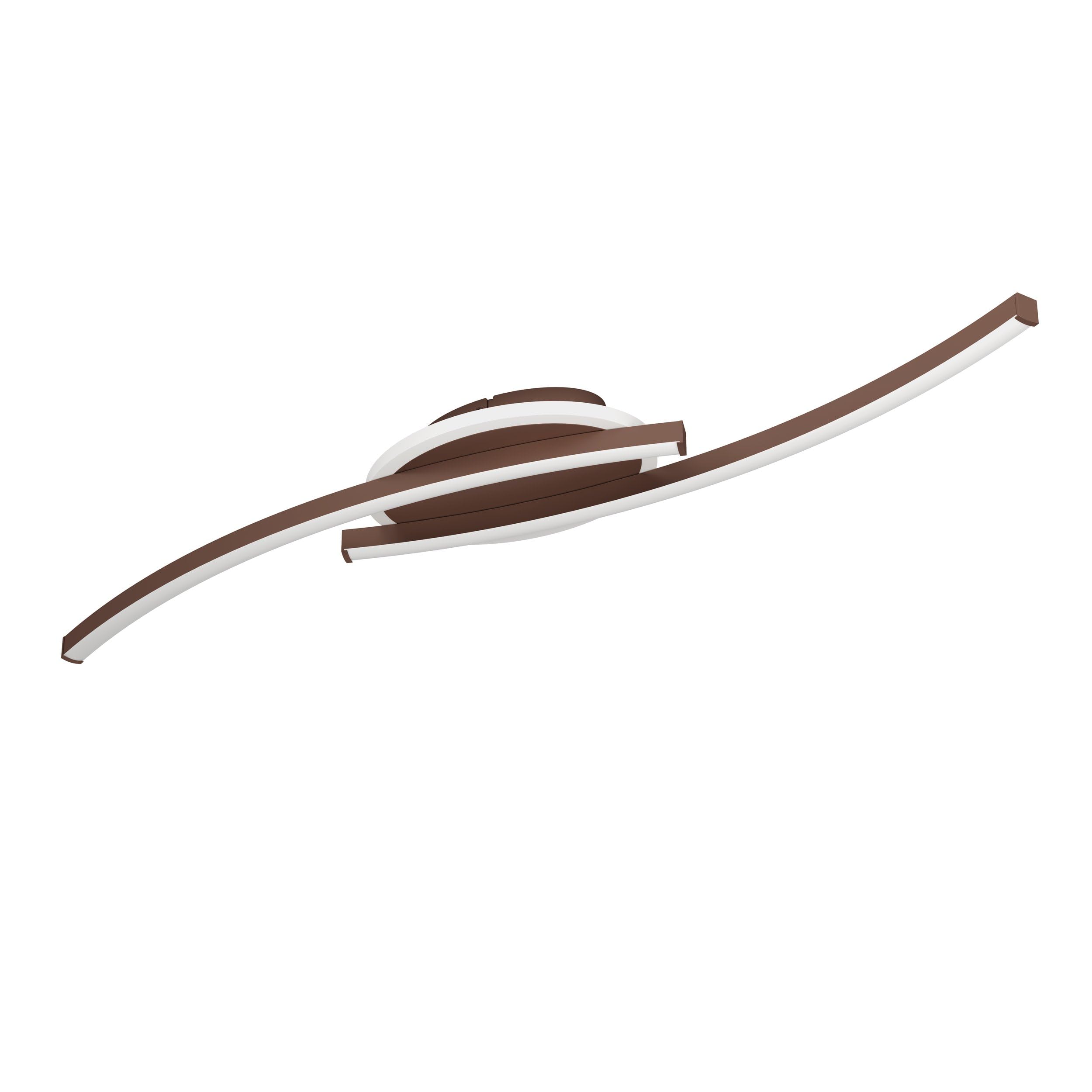 Eglo Lungolago Bronze Steel Minimalist Led Ceiling Light