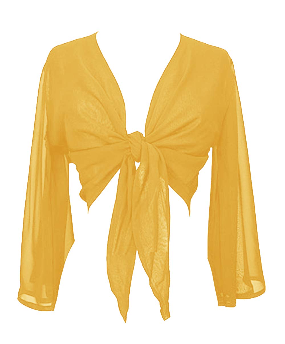 Indian Trendy Women's Flair Wrap Tie Top Chiffon Choli Blouse Belly Dance Gypsy Bolero Shrugs Cardigan