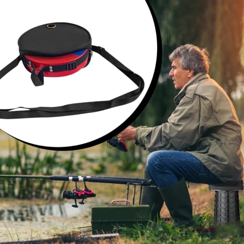 Funda ajustable para taburete portátil de camping con correa de transporte 4