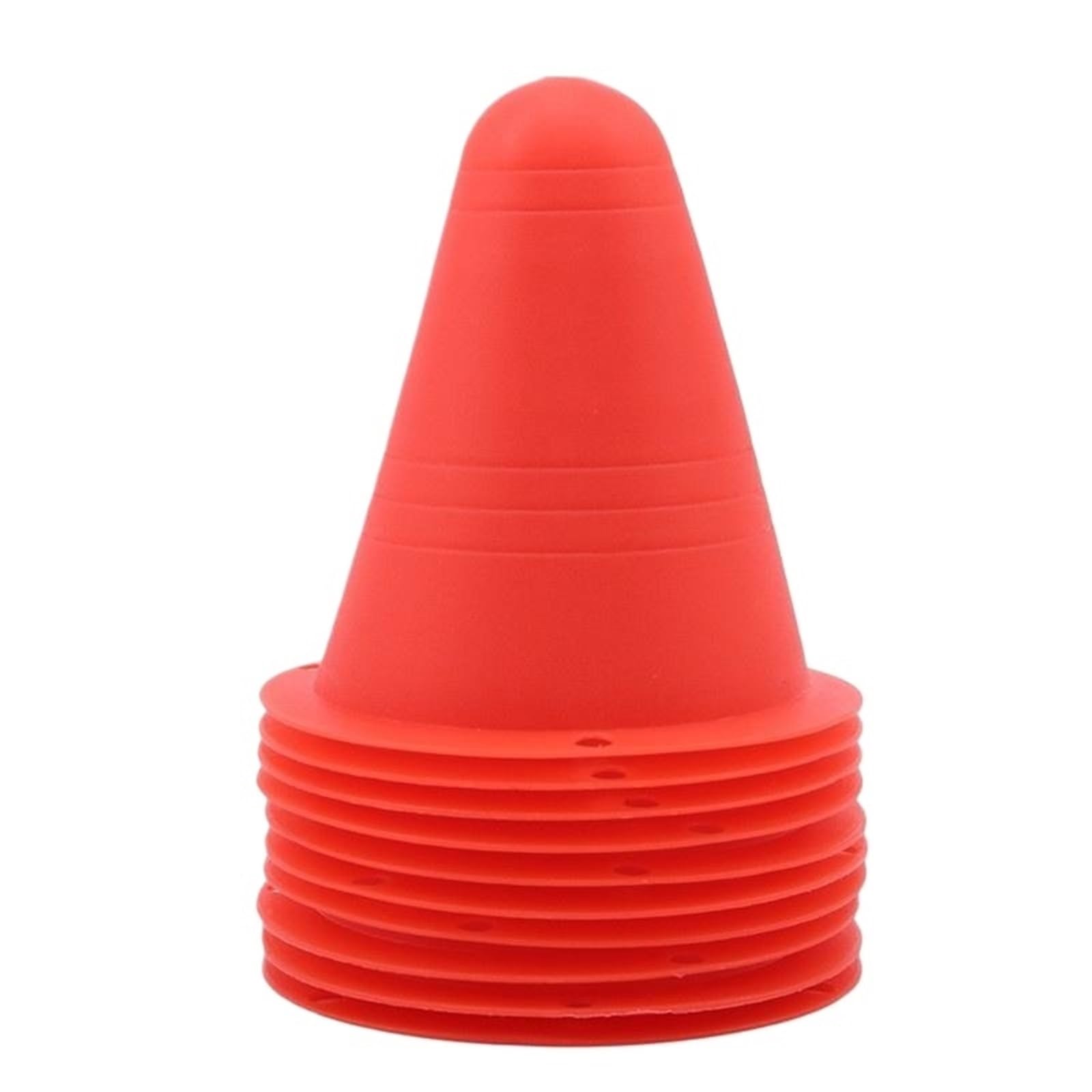 Szyszki sportowe Plastikowe stożki 40 szt. Piłka nożna Marker Cup Slalom Roller Skate Pile sprzęt treningowy do piłki nożnej gier na świeżym powietrzu(Color 01)