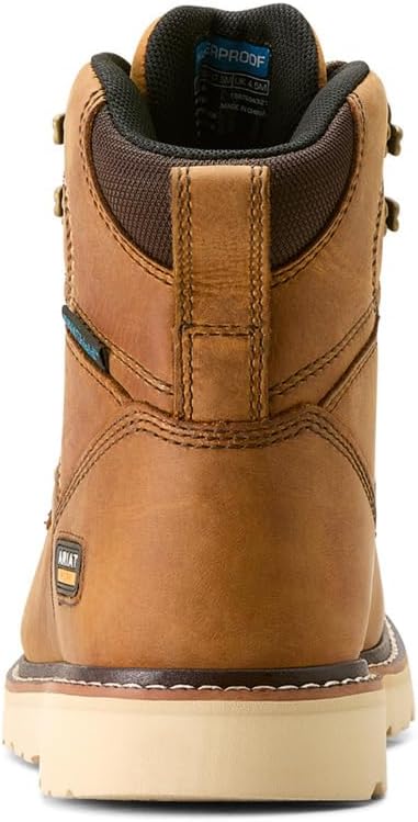 ARIAT womens Rebar Wedge Moc Toe Waterproof Work Boot - Image 5