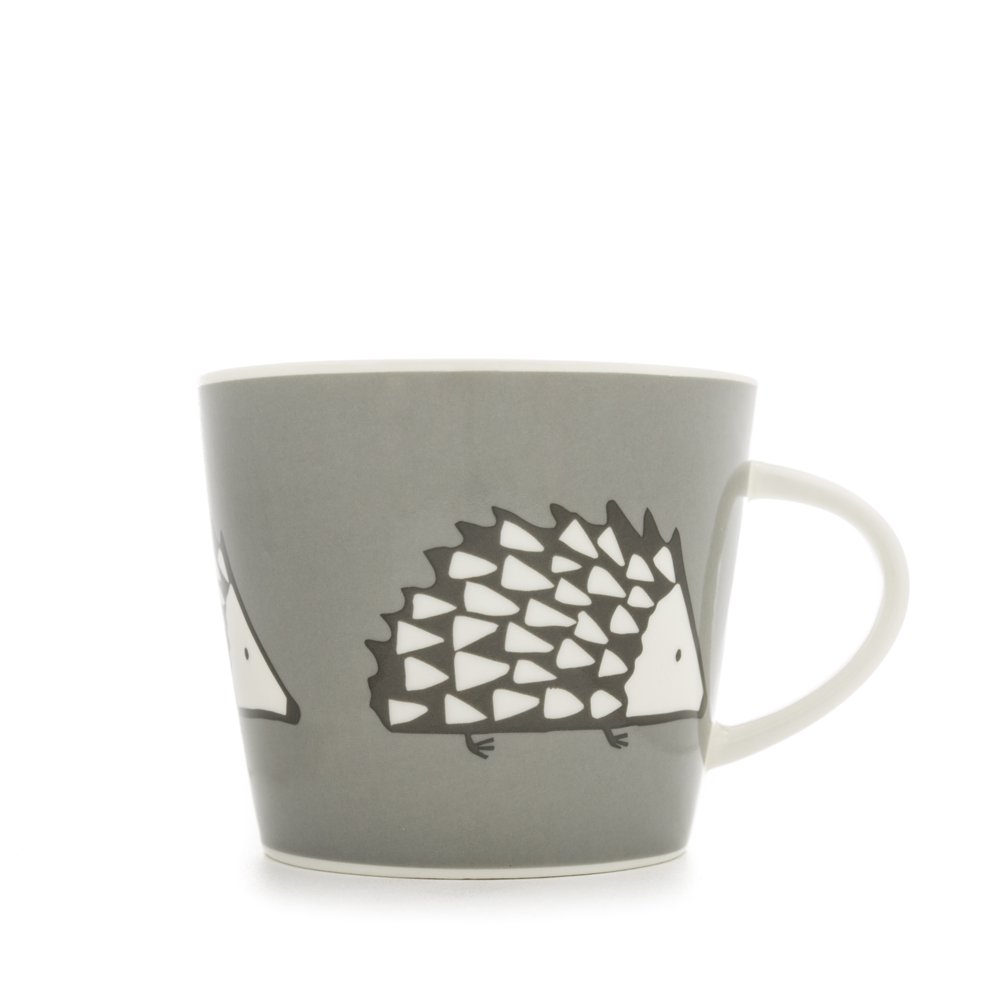 Scion Living - Keith Brymer Jones Collaboration Range - Spike Ceramic Mug - Grey - 350Ml