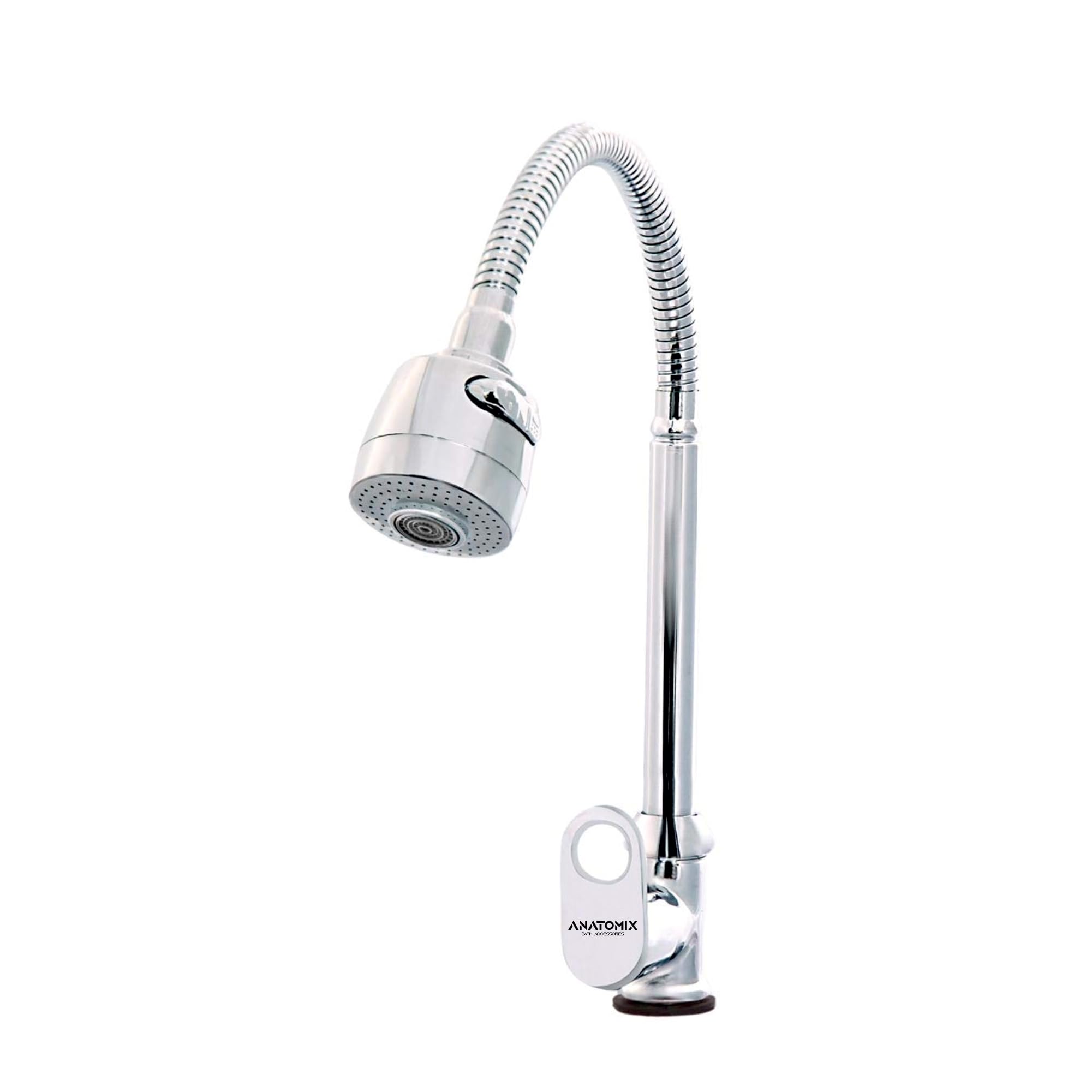 Anatomix Auxy Swan Flexible Neck Brass Faucet/Tap with Swivel Spout | Deck-Mounted for Bathroom Wash Basin & Kitchen Sinks (B0CP9T8GPS) Amazon Price History, Amazon Price Tracker