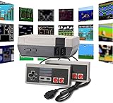Classic Retro Game Console, Plug and Play 8-bit Video Game Mini System Built-in 620 Games with 2 Cla
