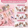 Imaginovelty 850+ Pcs DIY Bead Keychain Making Kit, Complete Bag Charm Craft Set with Colorful Alphabet Beads, Phone Charm Supplies for Girls, Personalized Jewelry Making Kit for Creative Gifts #3