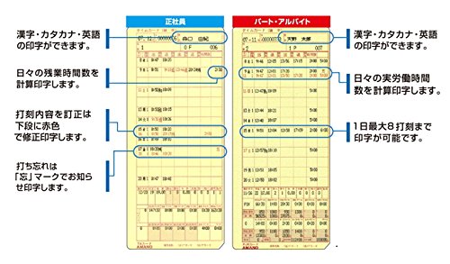 Amazon.co.jp: 【アマノ正規代理店 タイム専門館】アマノ タイム