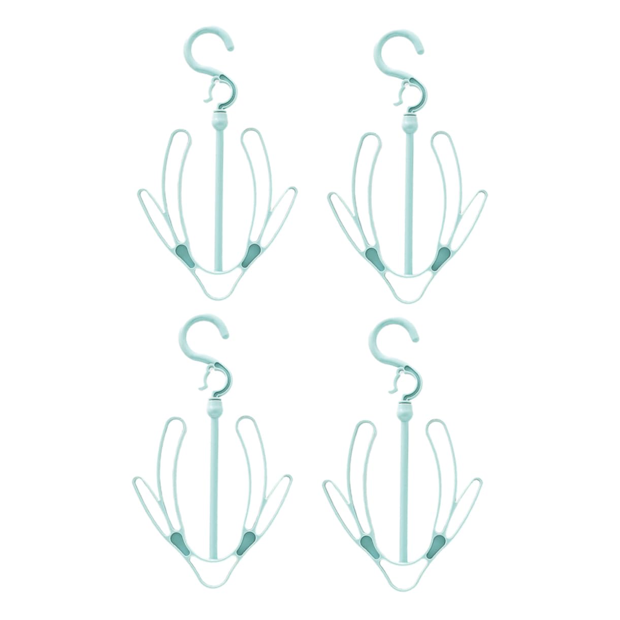 SOLUSTRE 4Pcs Moveable Shoes Drying Rack Hanger for Boots and Shoes Hanging Shelf to Maintain Shape for Balconies and Sunbathing Areas