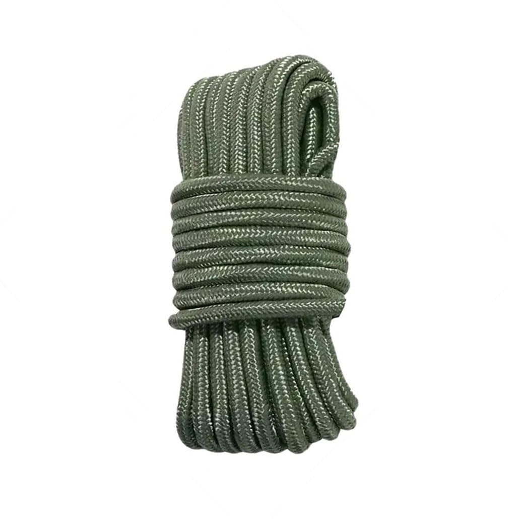 Corde en coton tressé 10 mm nylon haute force pour marin et arboriste 15m