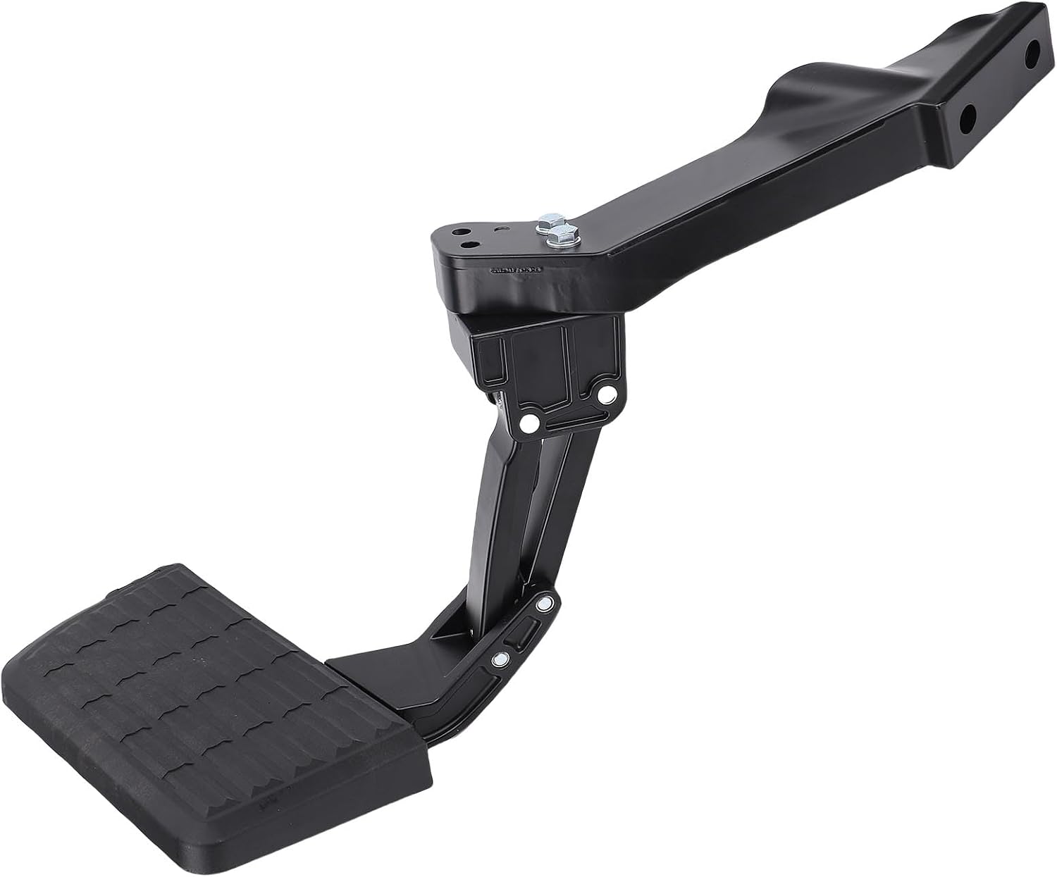 Truck Bed Side Step Rear Bed Step Retractable Bumper Side Step Anti Slip Strong Load Capacity for F450 Super Duty Replacement Metal Construction