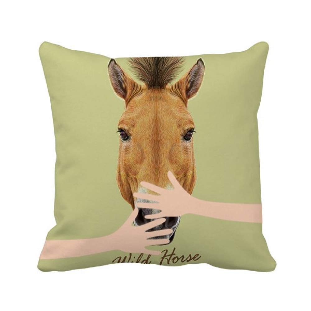 Coussin sauvage animal marron taie de protection canapé lit salon moderne
