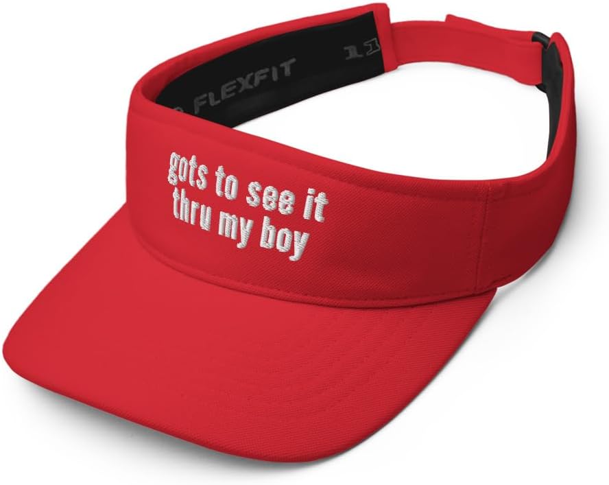 Hogue WS LLC GOTS to See it Thru My boy Hat (Embroidered Visor)