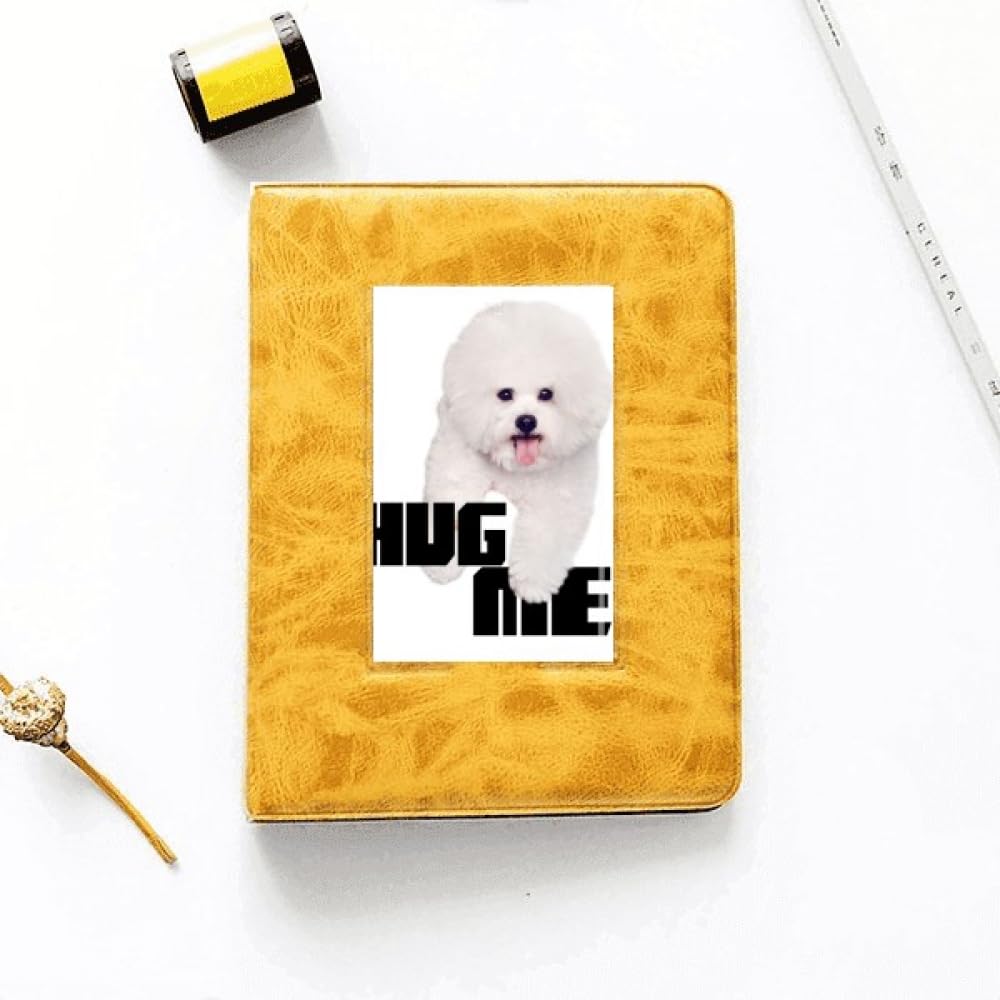 no/no Hug White Dog Pet Care Art Deco Fashion Photo Album Family Wedding Picture 4x6