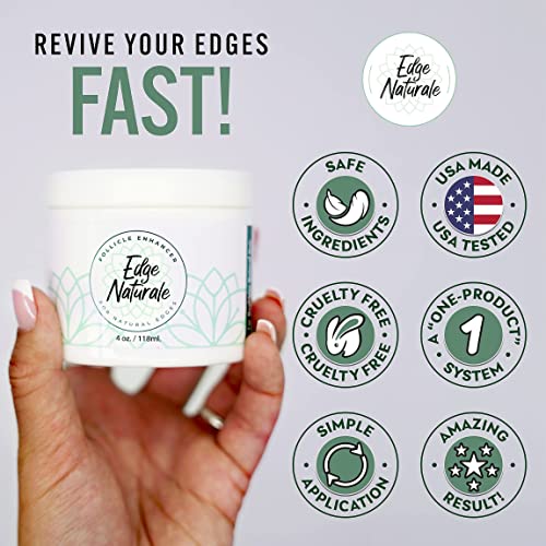 Edge Naturale Follicle Enhancer For Natural Edges, Repair And Regrow Hair Edges, For All Hair Types, Growth Treatment For Women, Made In The Usa, 4 Ounce #TOP1