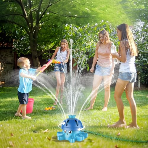 Outdoor Water Spray Sprinkler for Kids and Toddlers,Sprinkler Outdoor Play, Cute Outdoor Kids Toy for Garden, Backyard, Lawn - Splashing Fun for Summer Days