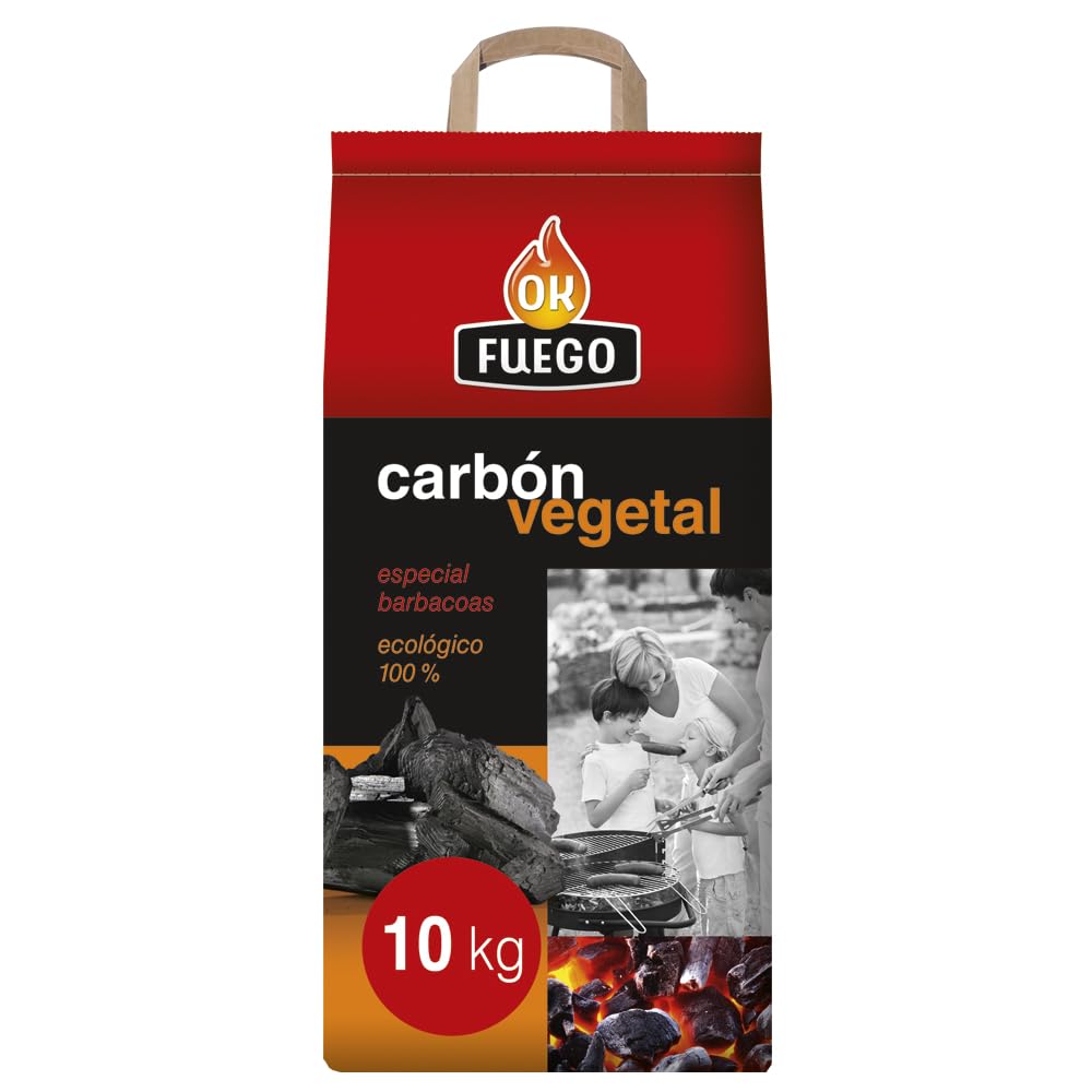 Flower CARBÓN Vegetal Ok Fuego 10 KG