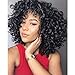 Produktbild Schwarze lockige Afro Perücken für Frauen Schulterlange Perücke Afro Kinkys lockiges synthetisches Haar Perücke Cosplay Party Täglicher Gebrauch