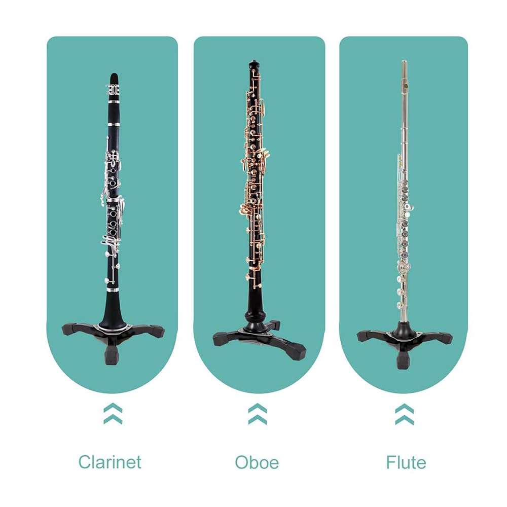 Funien Portable Foldable Tripod Stand for Clarinet Flute Oboe Wind Instrument Lightweight Holder Stand Clarinet Accessories - Image 4