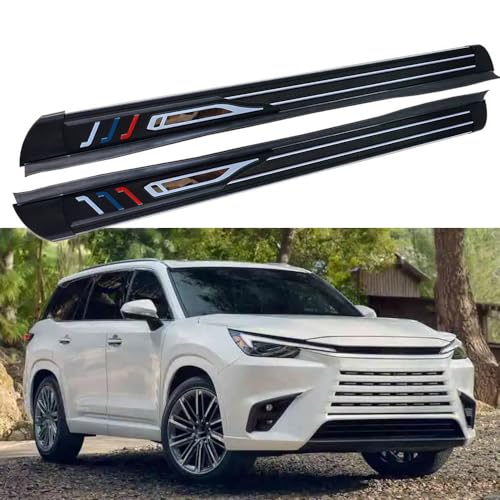 2 Piezas Estribos Laterales de Aluminio para Lexus TX 2024