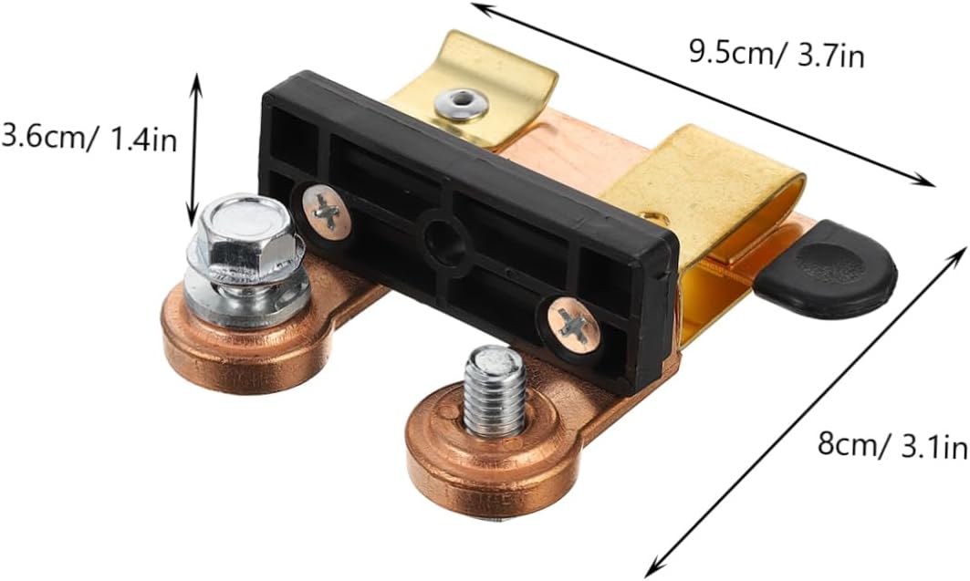 DECHOUS Battery Disconnect Switch for Rv ATV Car Boat Durable Cut Off Isolator Switch Prevents Battery Drain for Race Cars Tractors Easy Installation